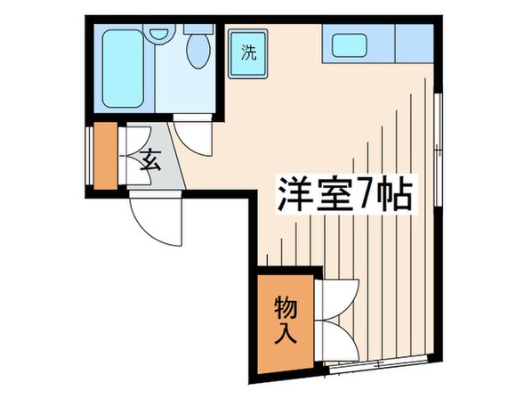 コーポタナダの物件間取画像